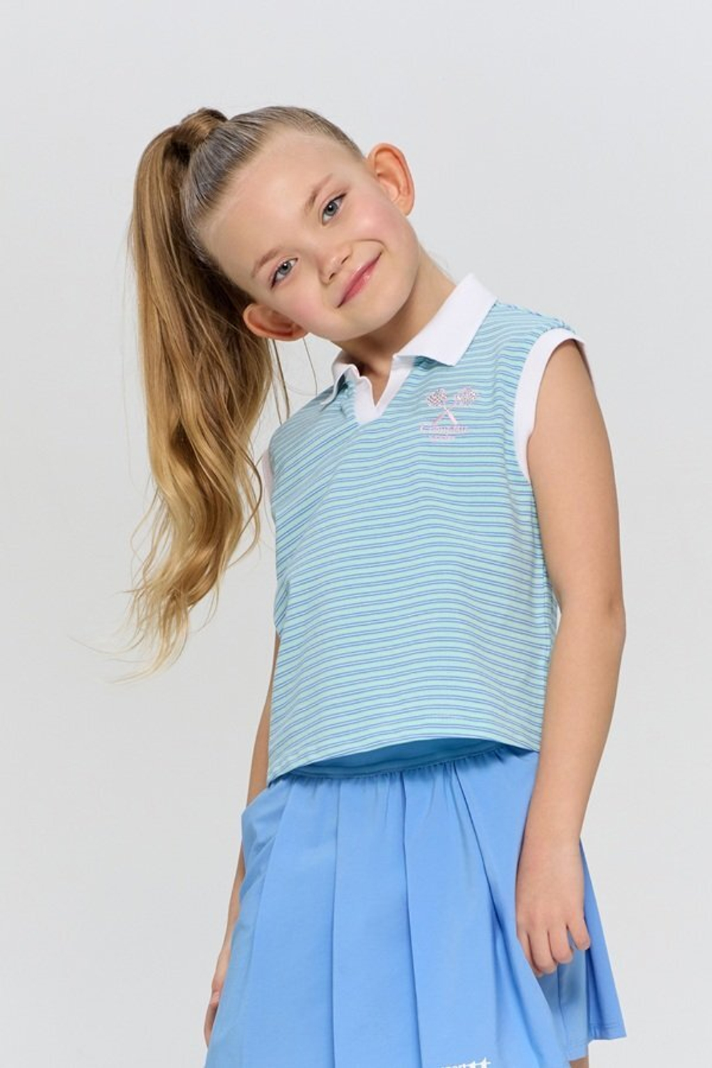 ОДЕЖДА ДЛЯ ТЕННИСА Девочки, Поло CHOUPETTE Спортивная .