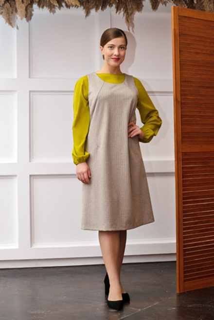 Трикотажный сарафан 2983ШЕА