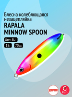 Блесна для рыбалки колебалка Minnow Spoon, 8см, 22гр