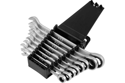 Набор комбинированных ключей STARTUL с трещоткой 8-19 мм 8 предметов PRO-7108