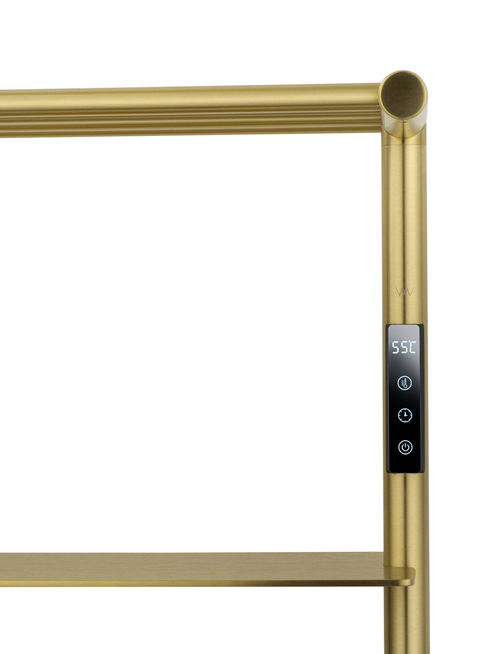 Полотенцесушитель электрический WONZON & WOGHAND DÜSSELDORF, Брашированное золото (WW-A208-BG)