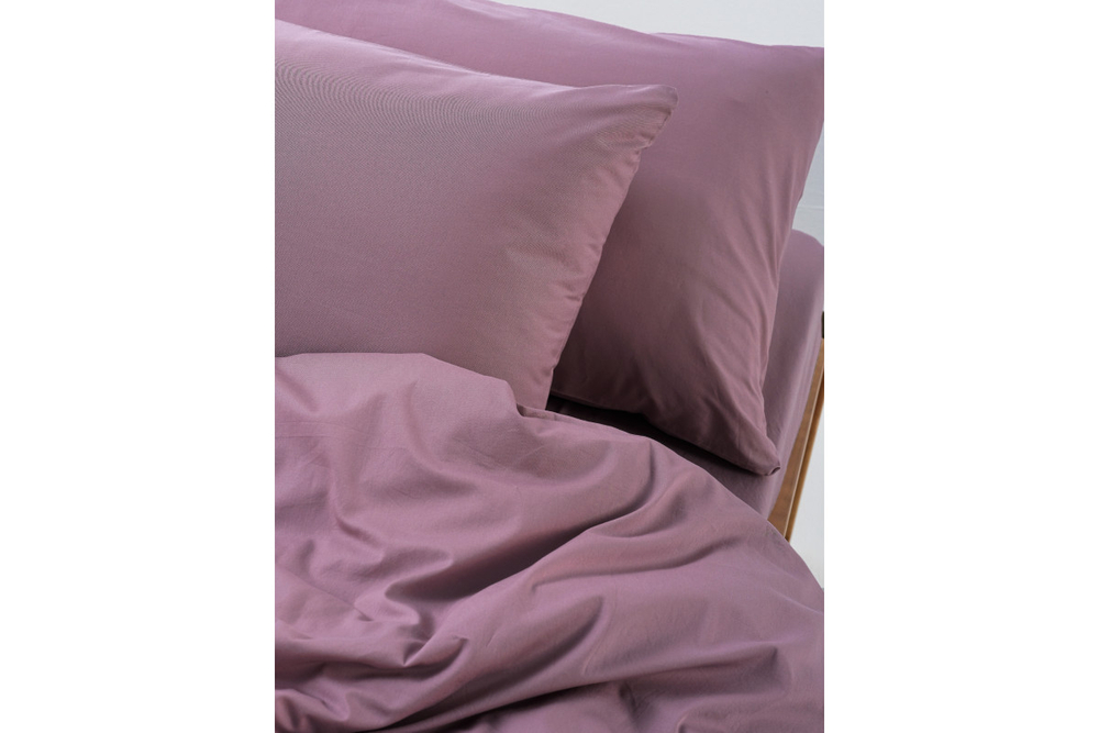 Постельное белье GoodNight Сатин Делюкс дуэт (с нав. 50х70) пыльная роза