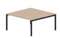 Составной стол Polo на 2 рабочих места 1580х1566х750мм (меламиновые аутлеты)