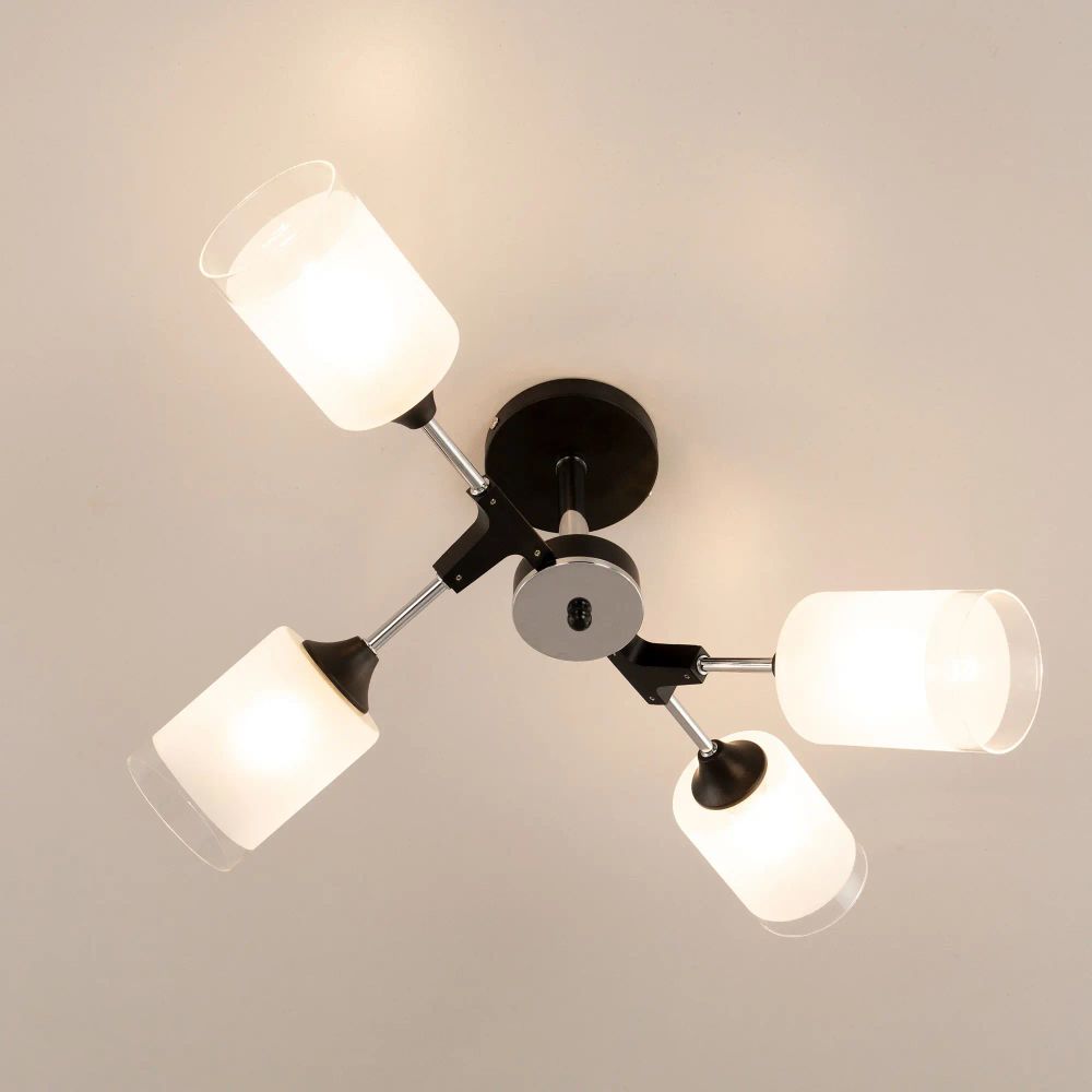 Citilux Эрик CL136145 Люстра потолочная Чёрная