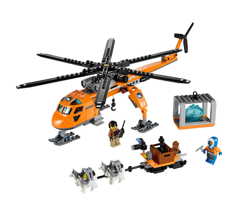 LEGO City: Арктический вертолёт 60034 — Arctic Helicrane — Лего Сити Город