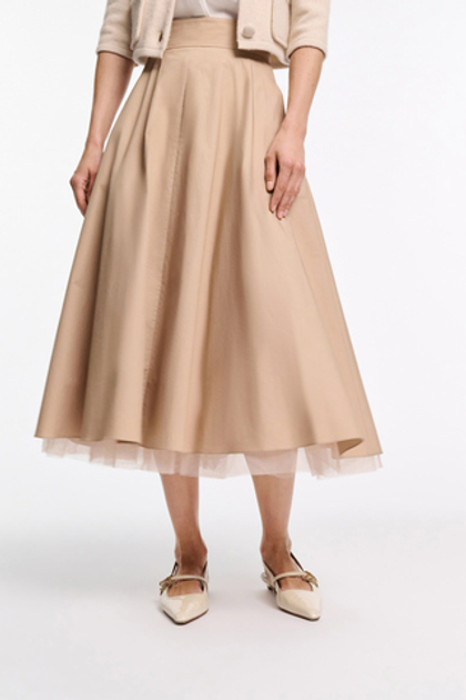 Dorothee Schumacher Юбка с полупрозрачным подкладом