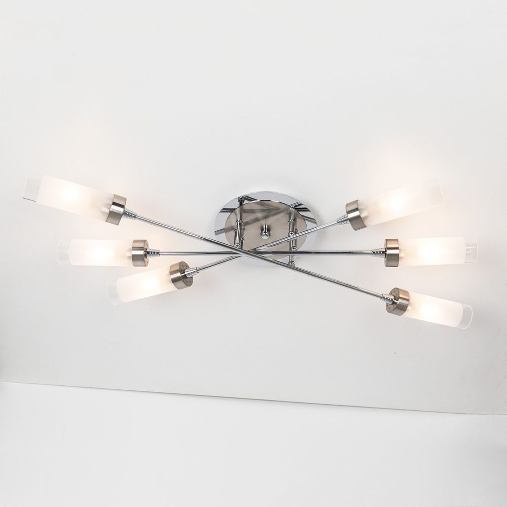 Citilux Хеликс CL109161 Люстра потолочная Матовый Хром