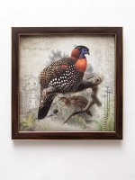 Картина на стену интерьерная на хосте 22,5*22,5 см