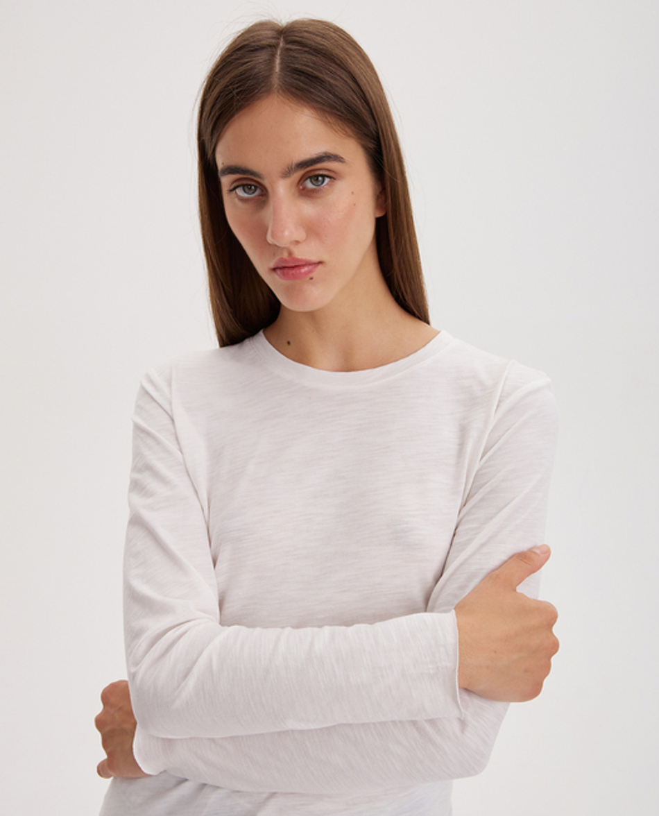 Набор из лонгслива и топа из хлопка-слаб