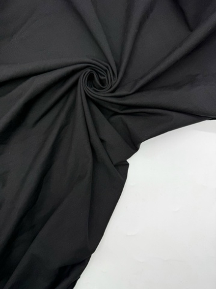 Джерси с начесом черное