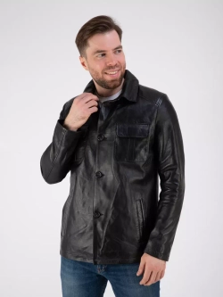 Куртка весна кожаная натуральная
