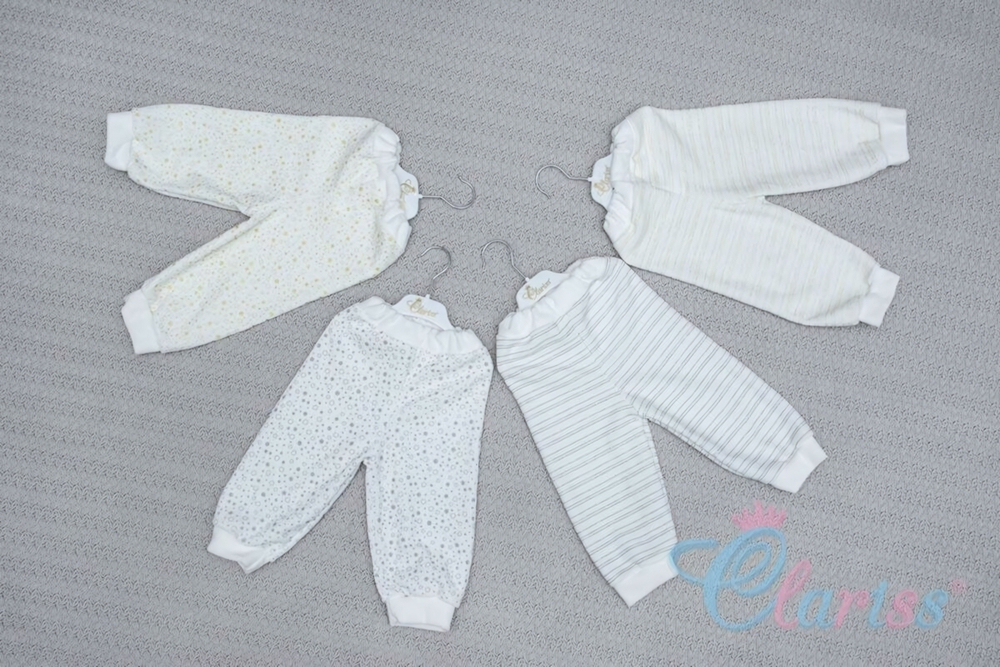 Штанишки велюр "золото/серебро" 09 56р. в ассортименте