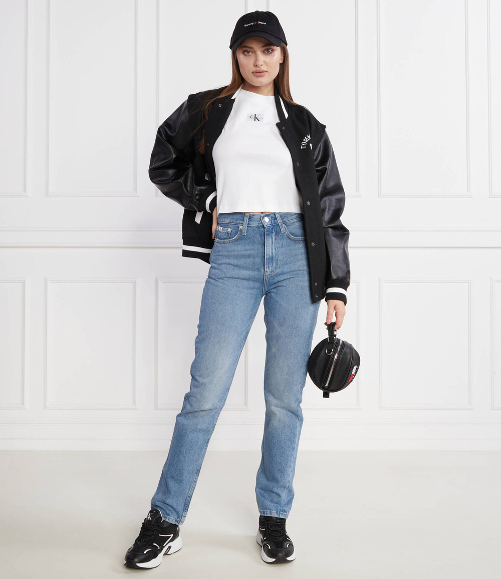 Джинсы AUTHENTIC SLIM STRAIGHT CALVIN KLEIN JEANS - голубой(J20J221221)