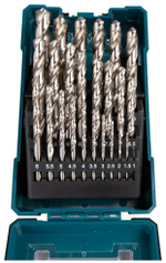 Набор сверл по металлу HSS-G 25 шт. (1-13мм, шаг 0.5мм) Makita D-67555