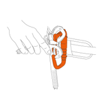 Карабин вспомогательный Petzl Caritool Evo (New)