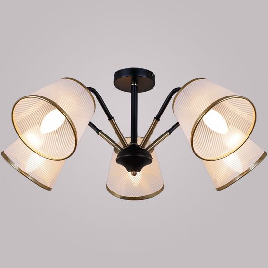 Люстра потолочная ILLUMICO E14 IL0344-5CSQ-79 BK AB