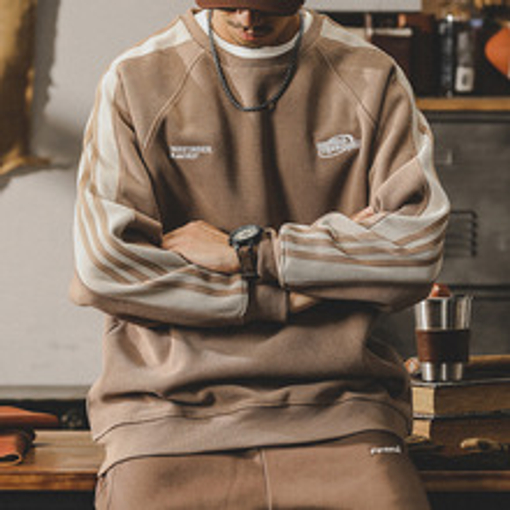 Американский Свитшот с тремя полосками