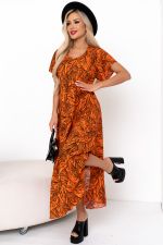 Платье Магия лета (оранжевый) Р11-867/28 Nikol (Акция)
