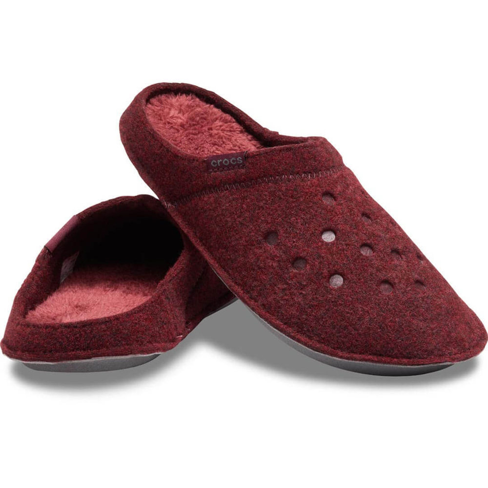Домашние тапочки Crocs Classic Slipper Бордовые