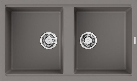Мойка Kitagawa 86-2-GR Artceramic/Leningrad grey(арт.4993491)