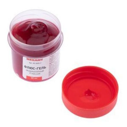 Флюс-гель для пайки, TT KELLER индикаторный, 20мл, банка, блистер REXANT