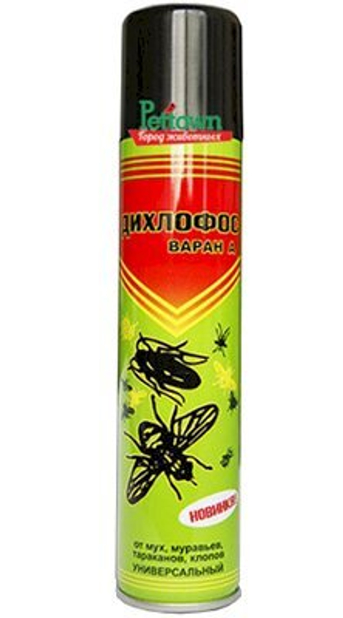 Варан Дихлофос универсальный (от тараканов, муравьев, клопов, мух) Эконом, 200 мл