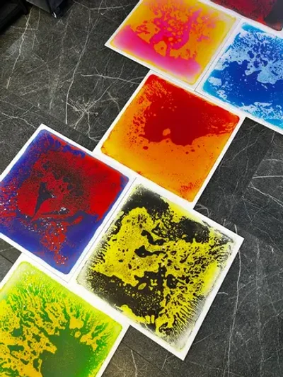 Плитка "Живой пол Клякса"