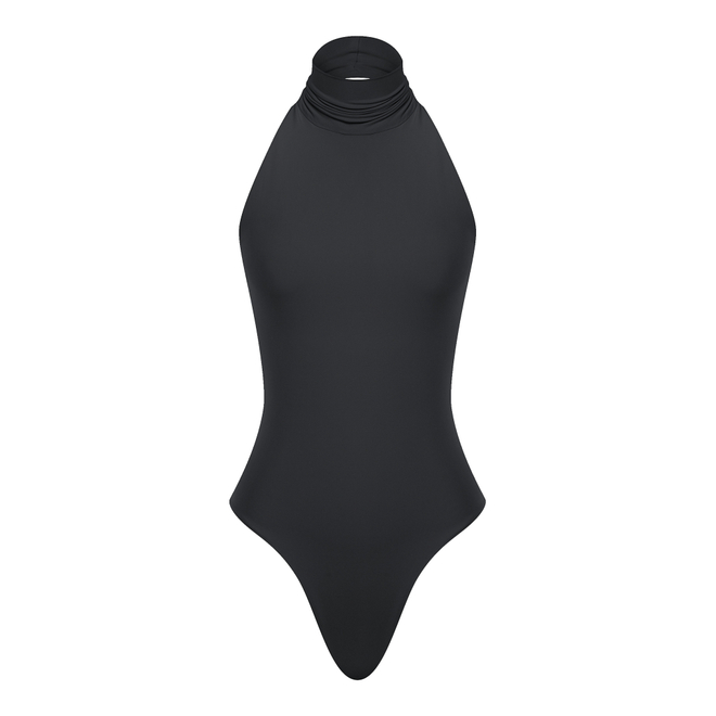 Bodysuit halter — Black