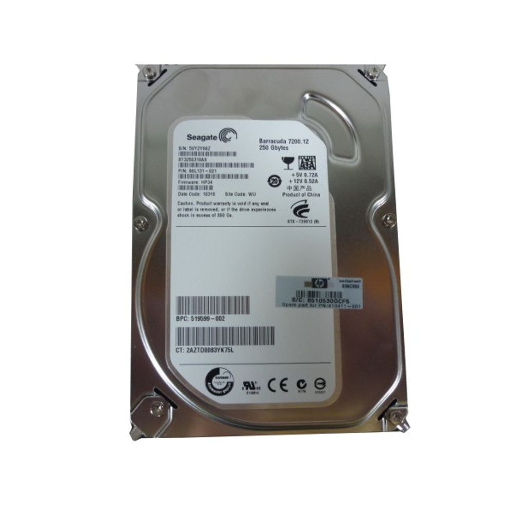 Жесткий диск HP 3.5&quot; 250GB SATA 7,2K Workstation 410502-001