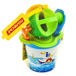 Набор №228 (ведро мал., ситечко-цветок, совок, грабли, форм.+ лейка) (Полесье)