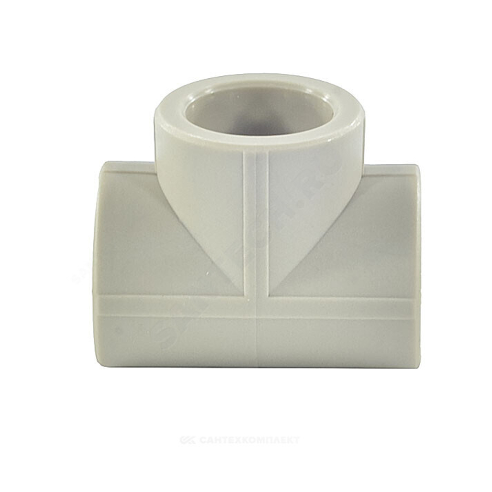 Тройник PP-R серый Дн 50 внутренняя пайка VALFEX 10111050Г