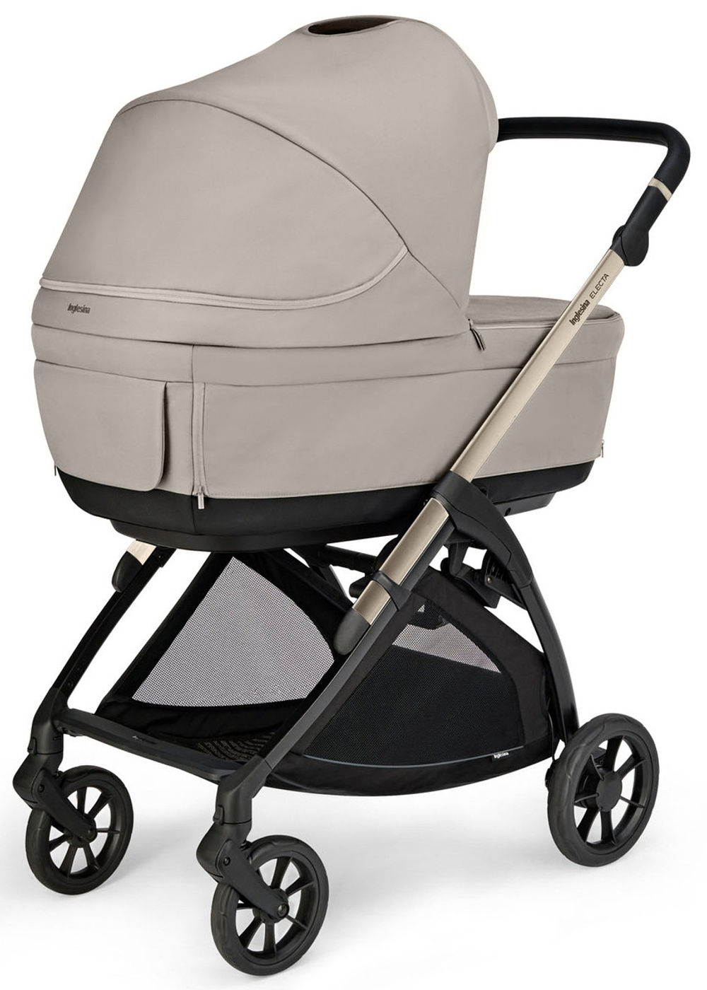 Коляска Inglesina Electa System Duo KA59S0 с подставкой под люльку Standup 2 в 1 Battery Beige