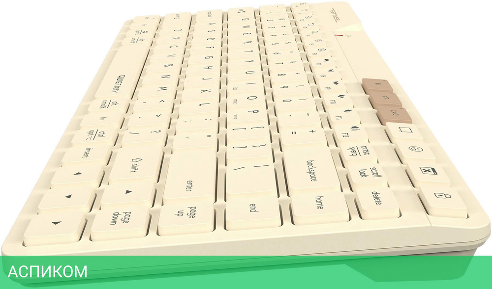 Клавиатура A4Tech Fstyler бежевый (FBK26C AS)