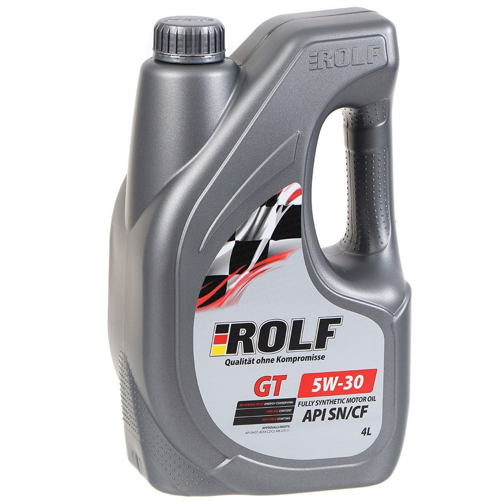 Масло моторное синтетическое, 5W30, Rolf, 4 л, 322443