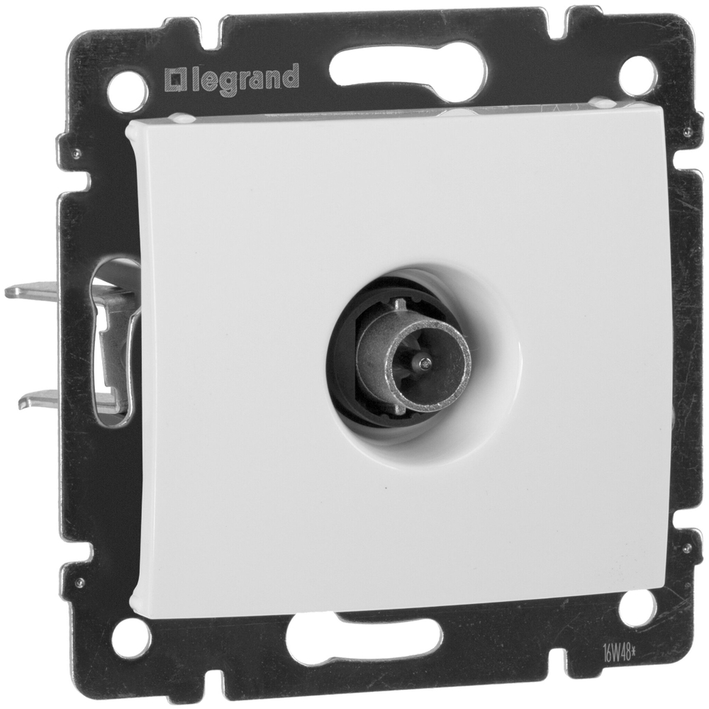 Legrand розетка 4431 TV с рамкой 1 белая