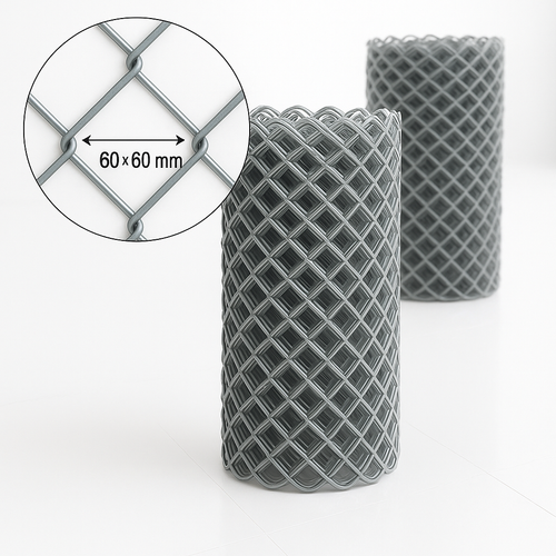 Сетка рабица 60х60 ф1,8мм (оцинкованная)