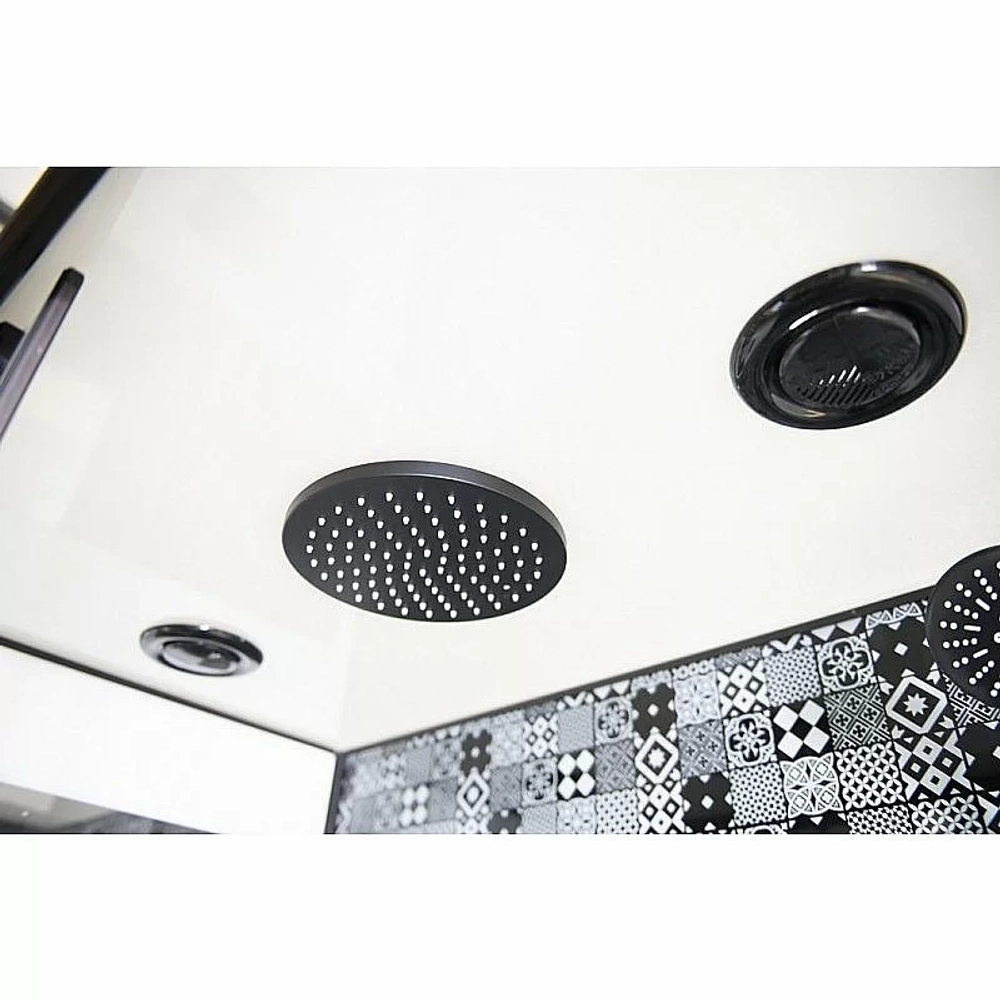 Душевая кабина Esbano Elegancia ESB-1280CKR 120x80 стекло прозрачное/профиль черный