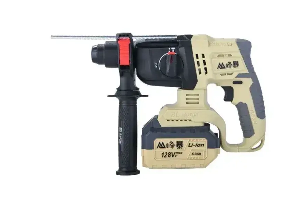 Аккумуляторный набор 4 в 1 Feng Bao, Дрель-шуруповерт Fb-1321, Гайковерт 650, Перфораторатор 8020 и Ушм 5230, 2 акб 6а. ч