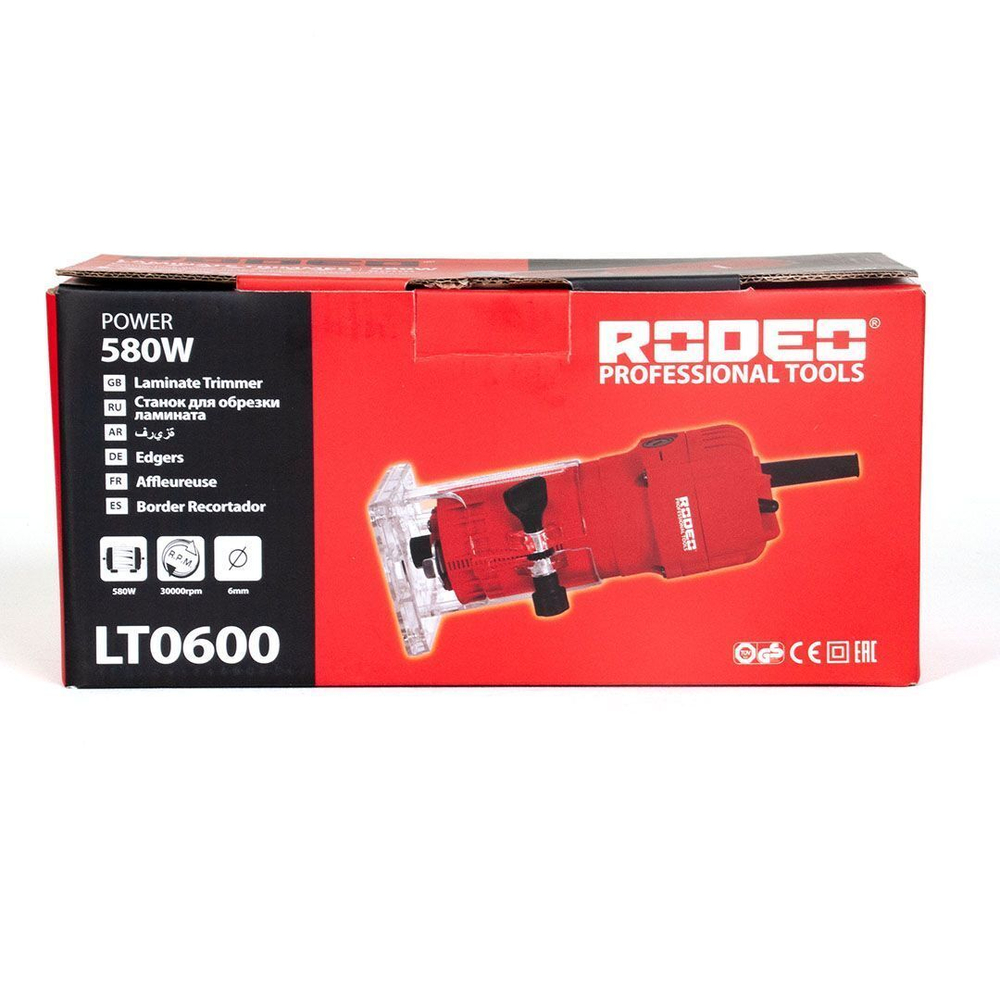 Кромочный фрезер LT0600 RODEO, хвостовик 6мм/8мм.