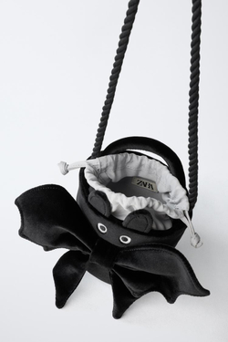 ZARA СУМКА HALLOWEEN, ЧЕРНЫЙ