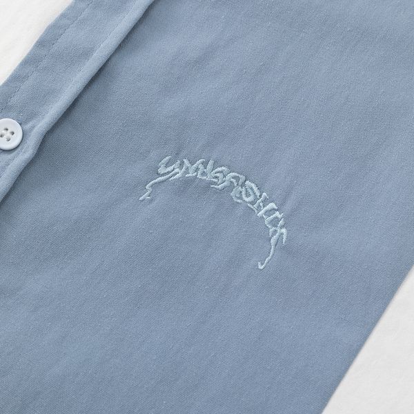 Сорочка мужская Puff белый / серый - фото 5