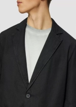 Структурированный хлопковый пиджак в непринужденной посадке