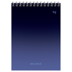 Блокнот  BG "Моноколор. Баланс" на спирали, А5, 40 листов в клетку