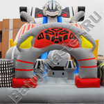 Коммерческий надувной батут-горка "Робот" 15*8*10 м