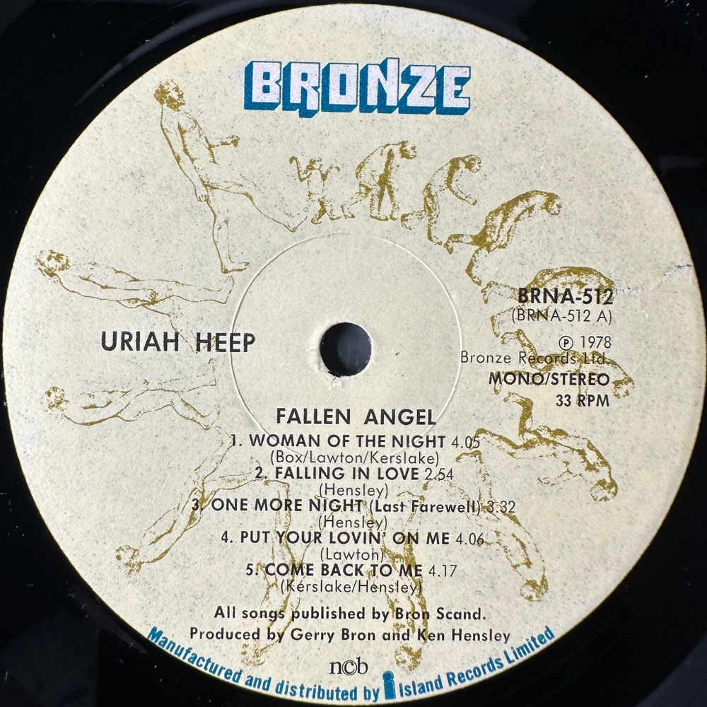 Uriah Heep - Fallen Angel (Скандинавия 1978г.)