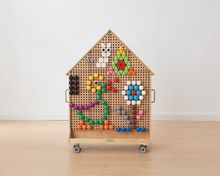 STEM Стена Домик 800х1106 передвижное основание