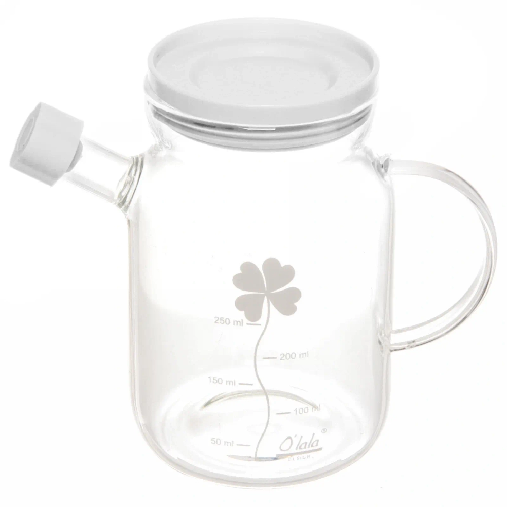 Ёмкость стеклянная 250мл для масла и уксуса «O'lala» 14,9*9*13,6см