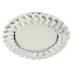 Светильник встраиваемый ЭРА DK84 CH/WH под лампу GX53 хром/прозрачный