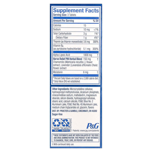 Nervive, Nerve Relief, PM, 30 таблеток