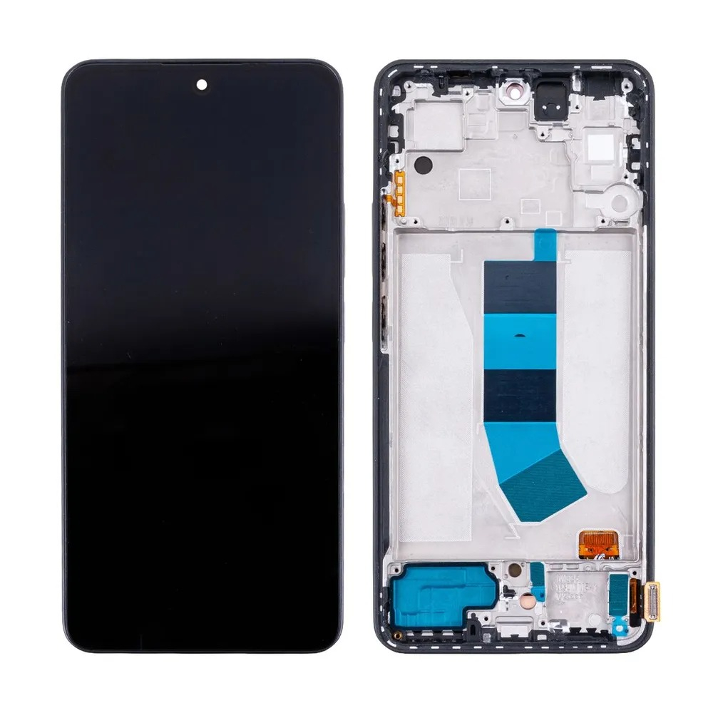 Дисплей для Xiaomi Redmi Note 13 4G (23129RAA4G/23124RA7EO) с тачскрином и рамкой Черный - Oled